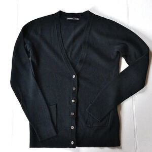 Atmosphere Black button up  Cardigan